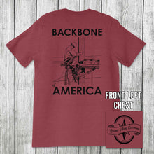 Load image into Gallery viewer, 'Round Here Clothing Backbone of America Lineman