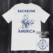 Load image into Gallery viewer, 'Round Here Clothing Backbone of America Lineman