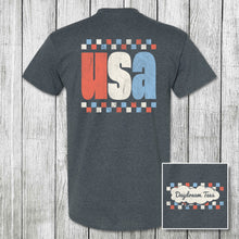 Load image into Gallery viewer, Daydream Tees Checkered USA