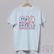 Load image into Gallery viewer, Brooklyn + Bella My Heart Belongs to America