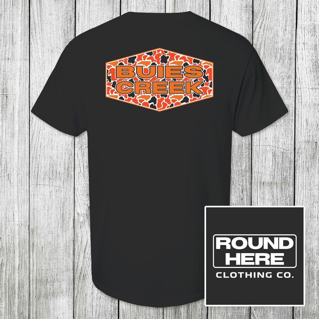 'Round Here Clothing Buies Creek Camo Black
