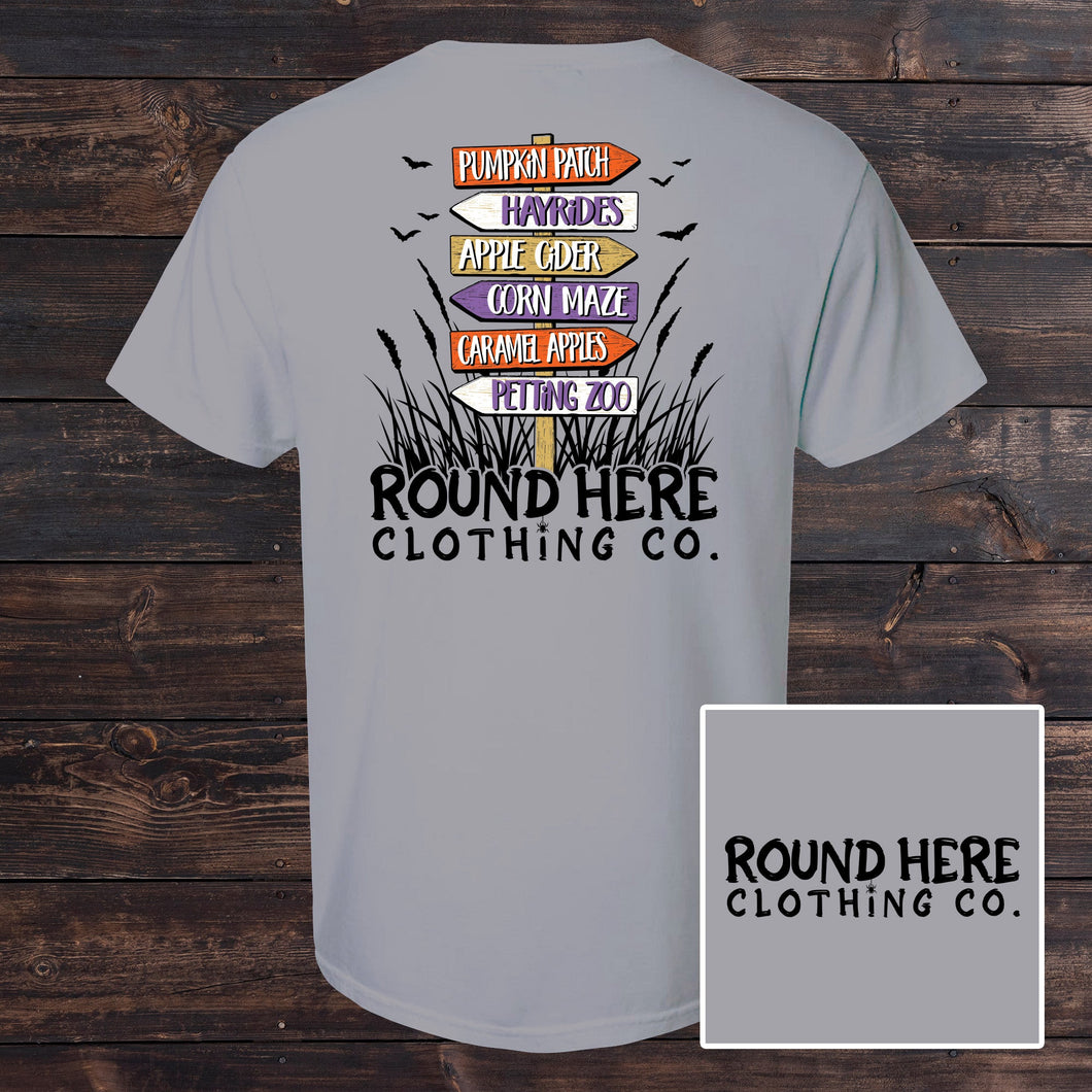 Round Here Clothing Fall Directions