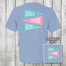 Load image into Gallery viewer, Girls 'Round Here Retro Pennant
