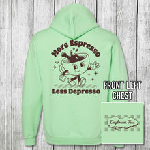 Load image into Gallery viewer, Daydream Tees More Espresso Less Depresso
